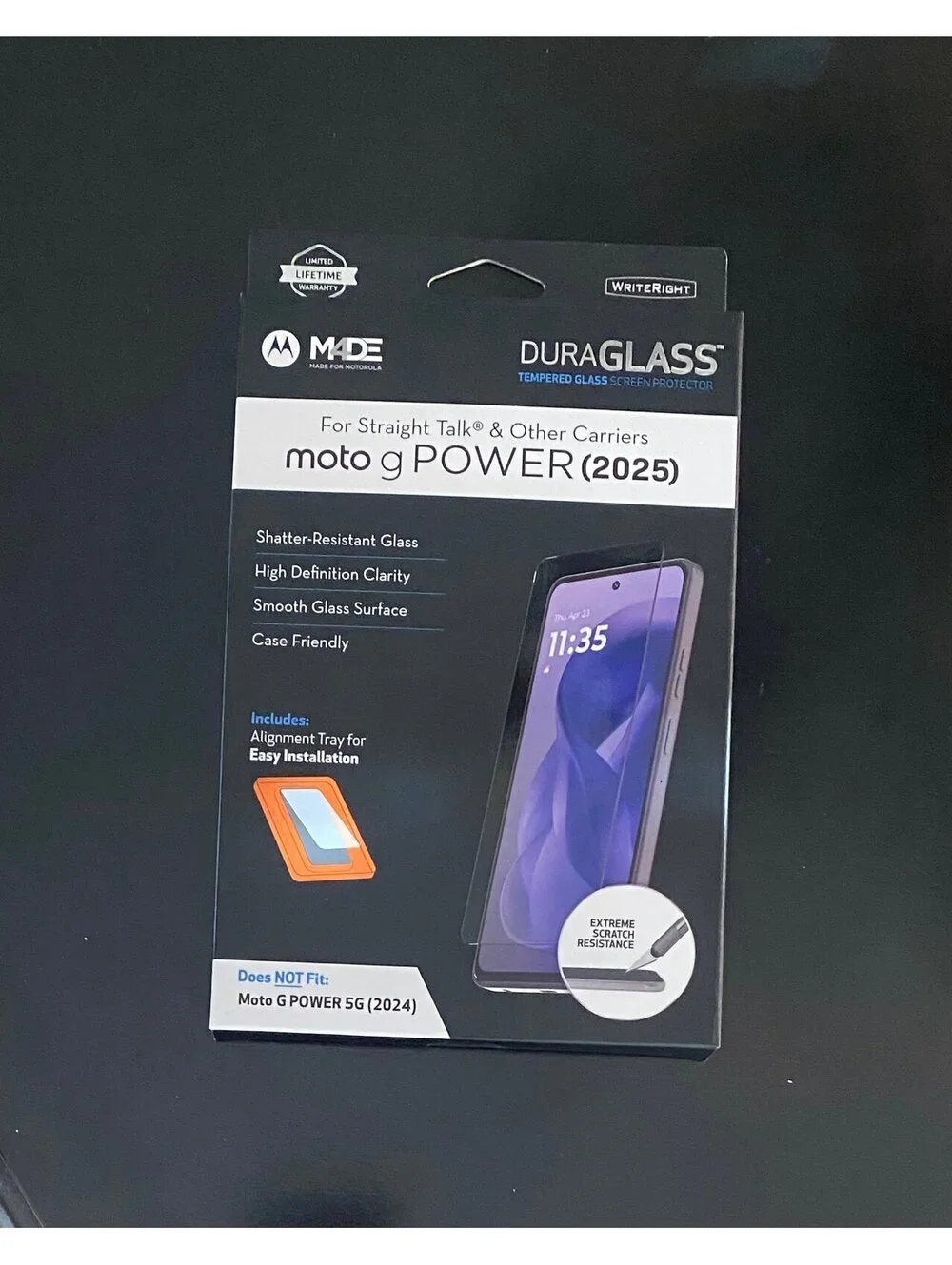 DuraGlass Tempered Glass Protector for Motorola moto g Power 2025